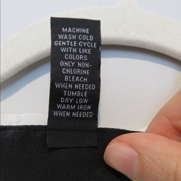 I.N.C. White Sheer Embossed Dot Collared Wrap Top - Picture 6 of 7